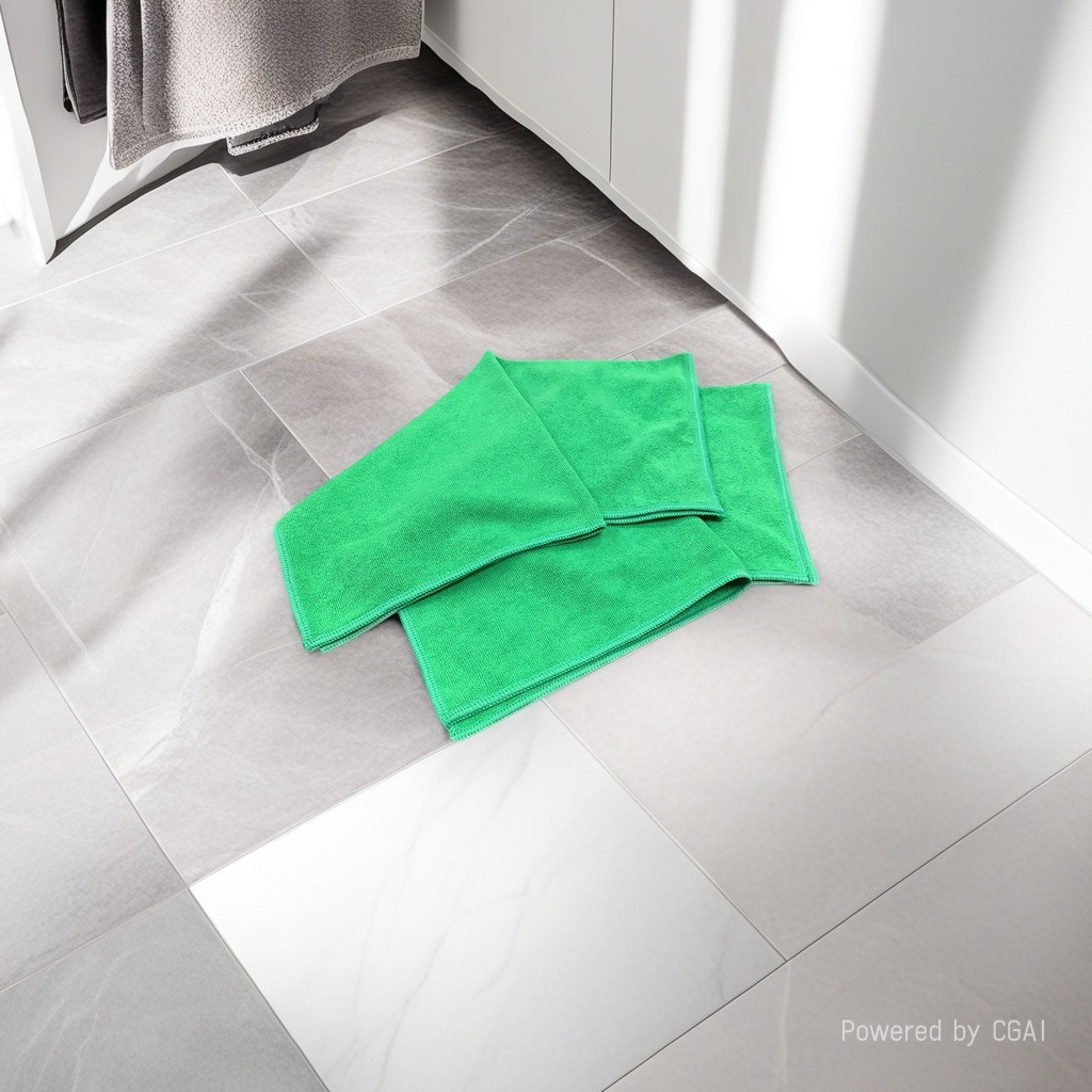 A cloth for cleaning glass, a water-absorbent cleaning cloth that does not shed fibers and leaves no marks, a grey car cleaning, car washing and cleaning towel Application Scenario
