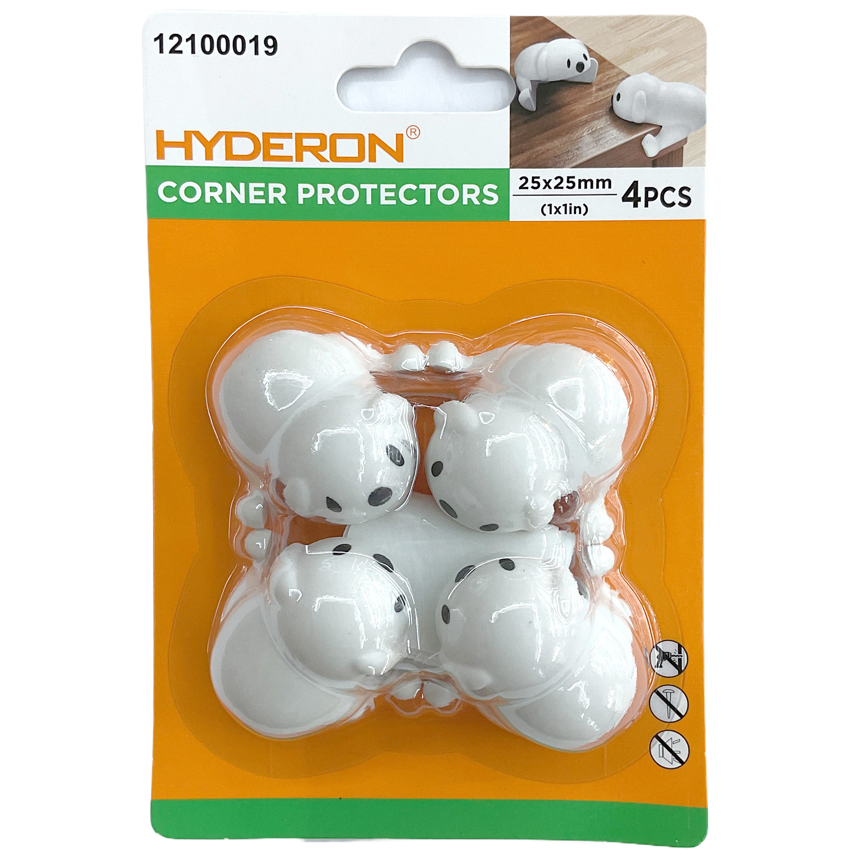 Huidelong Hardware [Factory Direct Sale] Children's Corner Protectors, Puppy corner Protectors, Anti-collision Corners, White