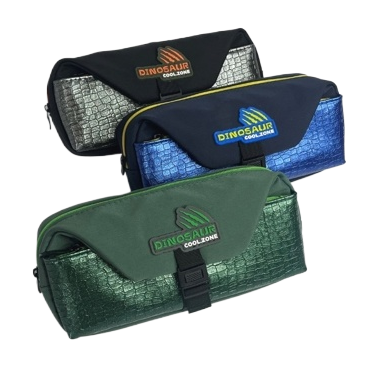 A new niche green crocodile-patterned pencil case for cross-border stationery and pencil cases for junior and senior high school students Item Picture