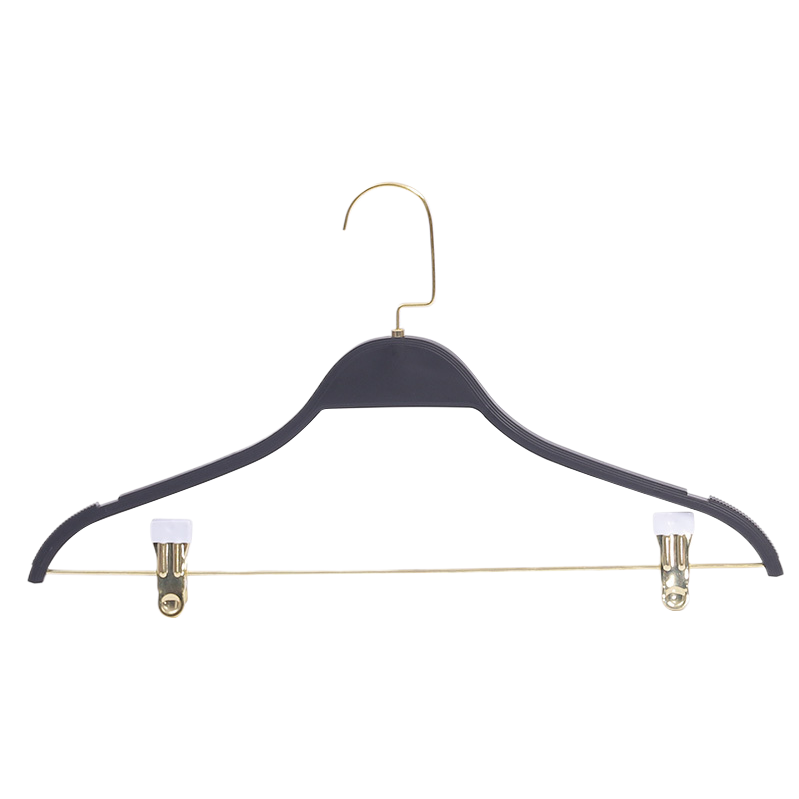 优质塑料成人儿童挂衣无痕带夹子衣架服装店衣架裤夹架免打孔 Item Picture