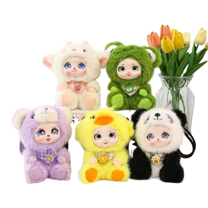 Cute and fun AI companion toy purple plush bear doll, trendy custom plush toy, toy 160405249 Item Picture