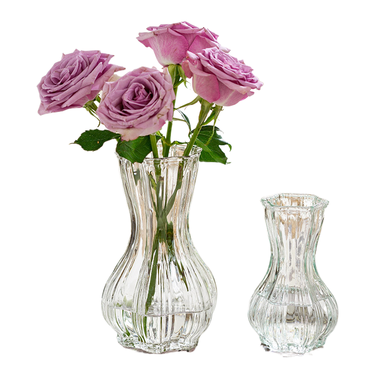 Transparent glass vase, acrylic vase, ceramic vase, plain ecological vase, decorative vase, 180g Item Picture