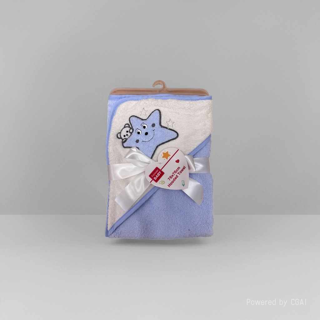 Pure cotton children's hooded bathrobes, baby cloaks, bath towels, cartoon beach gift boxes details Picture