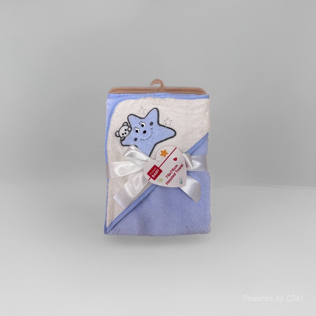 Pure cotton children's hooded bathrobes, baby cloaks, bath towels, cartoon beach gift boxes Specification image