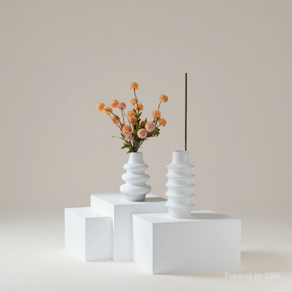 Nordic Modern Ceramic Vase 091345508 Application Scenario