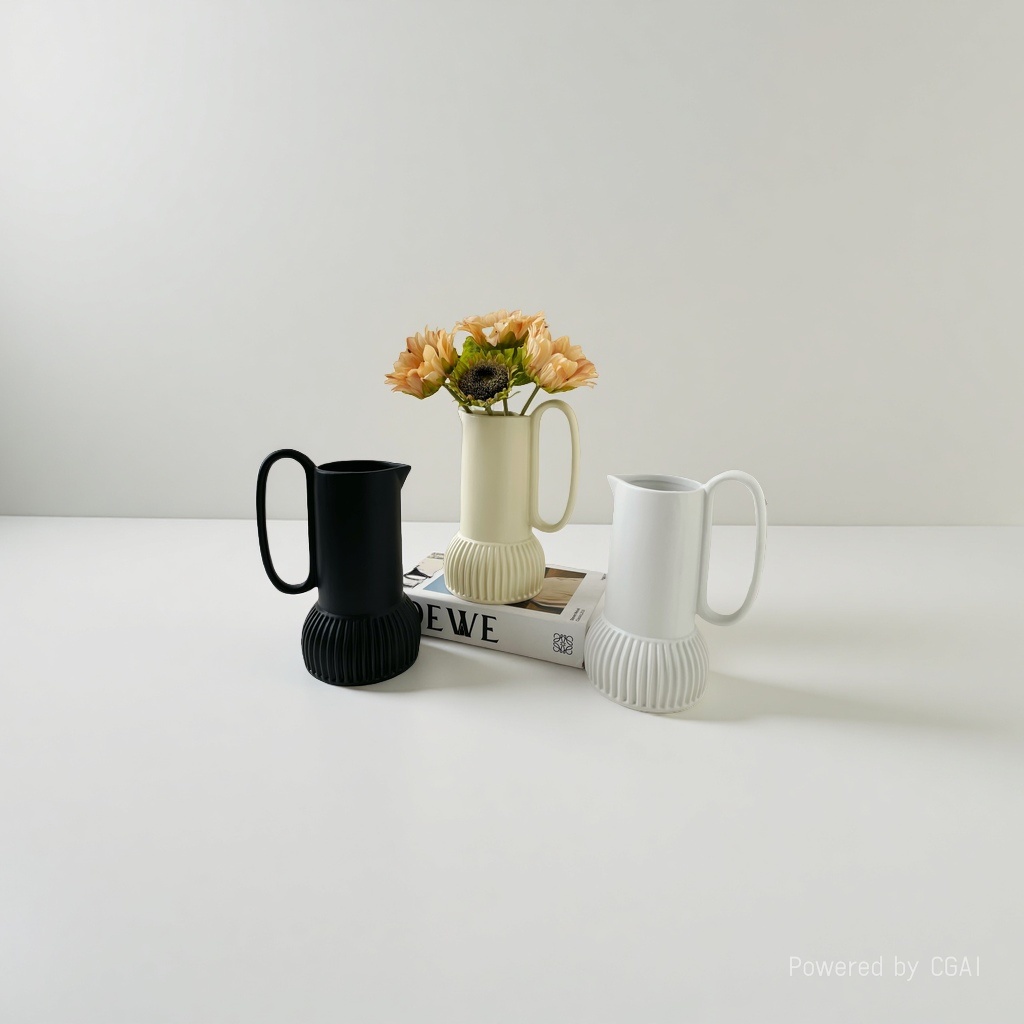 Ceramic handle teapot vase 091648492 Application Scenario