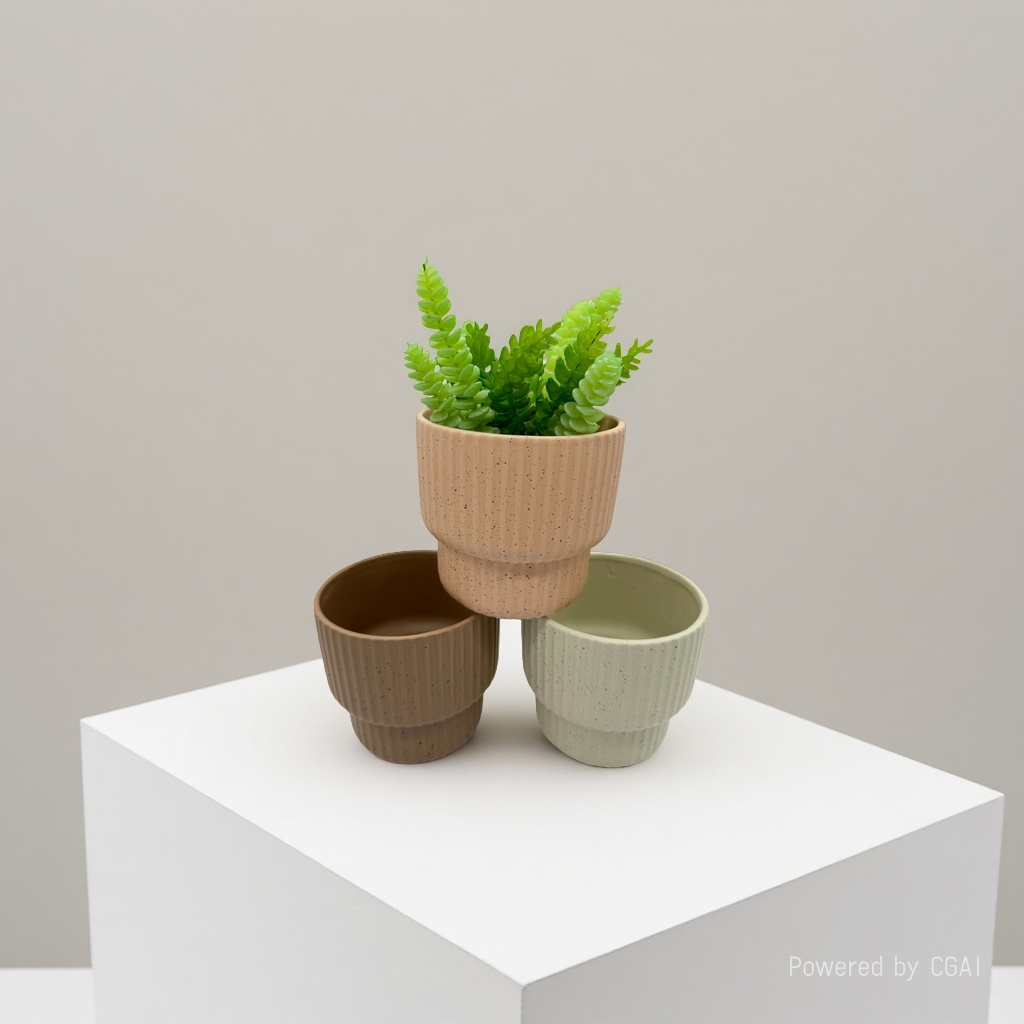 Fresh and clean Ceramic flowerpot 091914144 Specification image