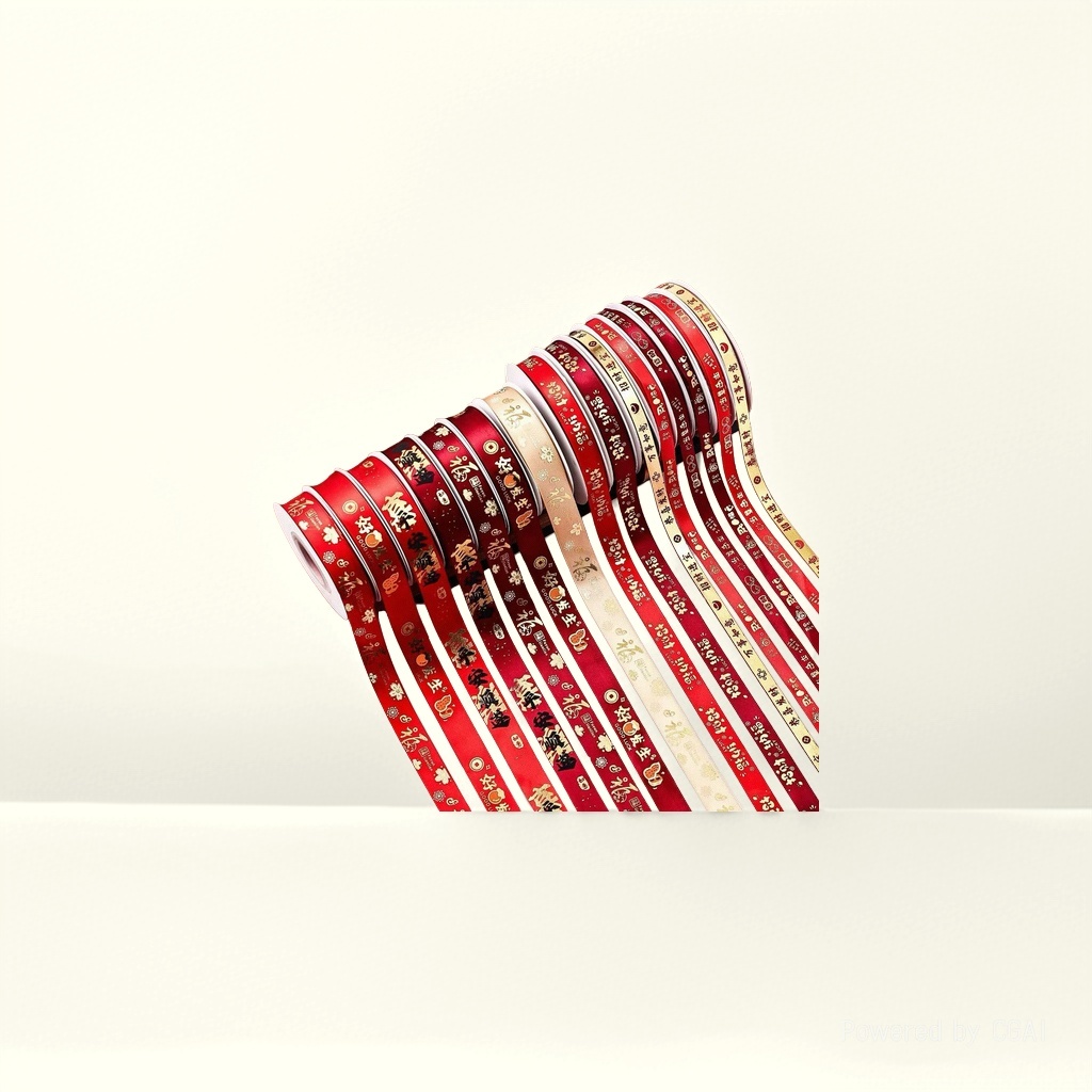 Woven tape material package, elastic edge tape, ribbed tape, ribbon details Picture