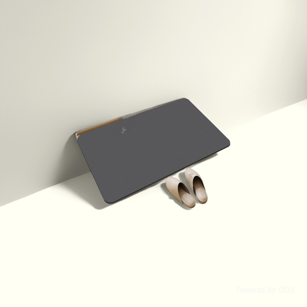 Grey silk circle floor mat, cross-border bathtub mat, anti-slip carpet, thickened and soft Application Scenario