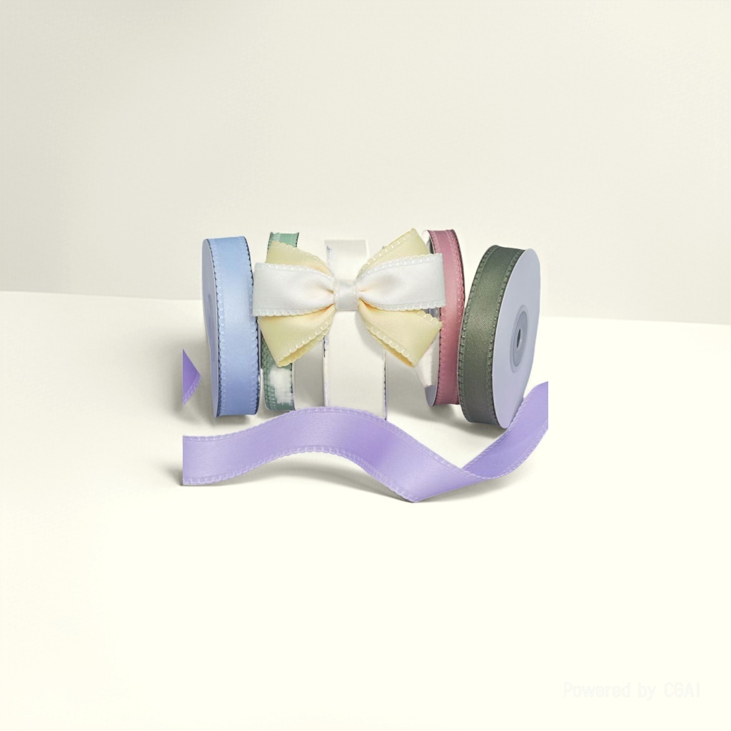 Woven tape material package, elastic edge tape, ribbed tape, ribbon, colorful, cut-able, handcrafted materials Specification image