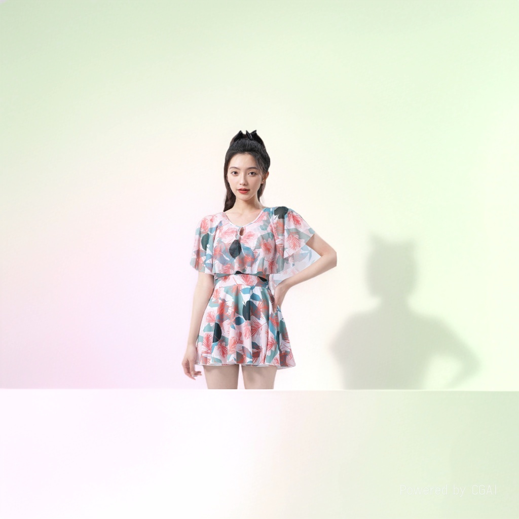 泳装/泳衣/比基尼女露背性感/kk树/沙滩装产品图