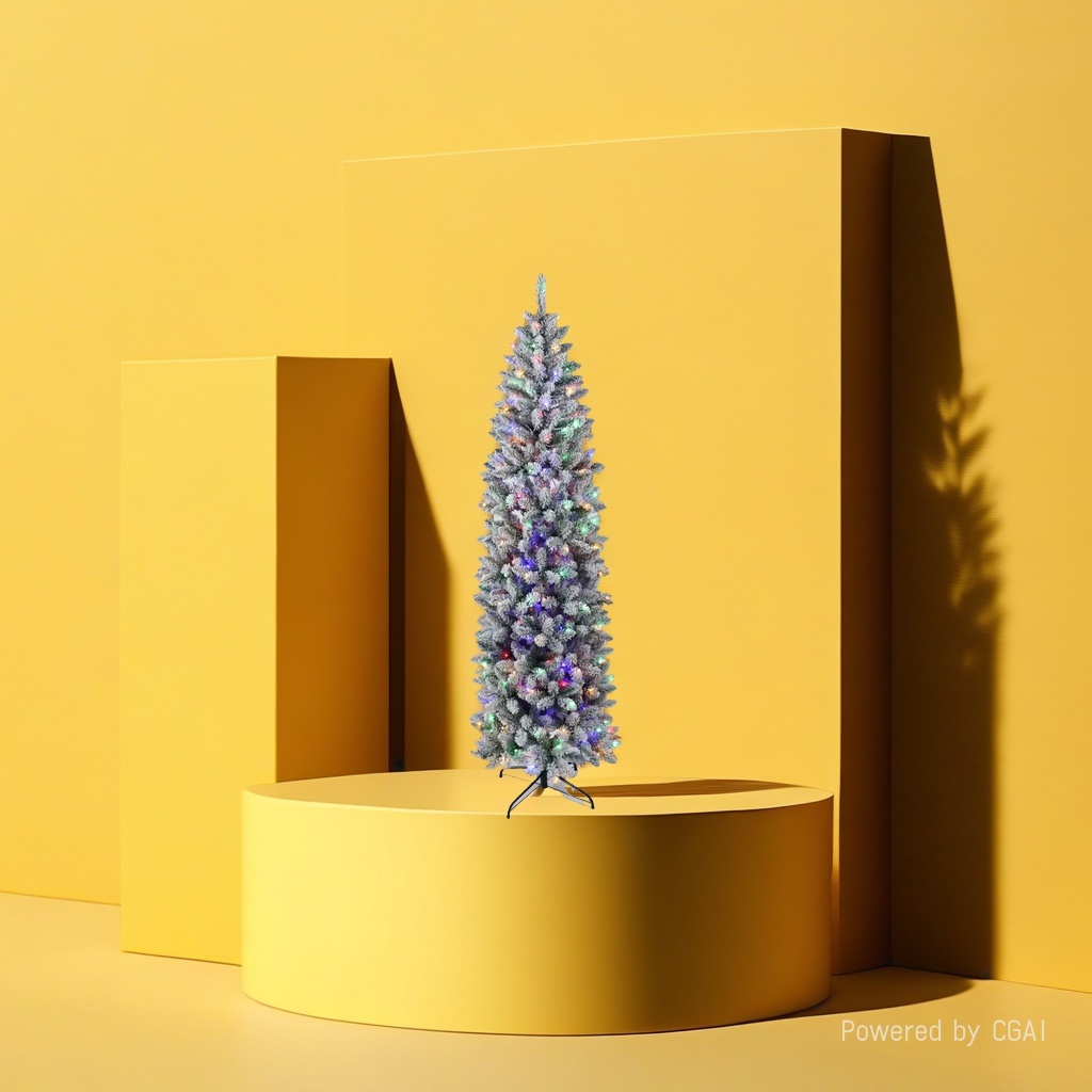 圣诞树松针圣诞花环圣诞树圣诞树带灯