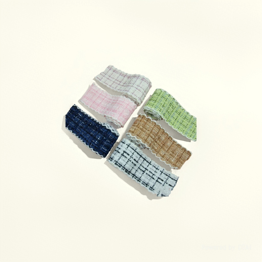 Woven tape materials include ribbon, ribbed tape, elastic edge tape, and multi-functional woven materials details Picture