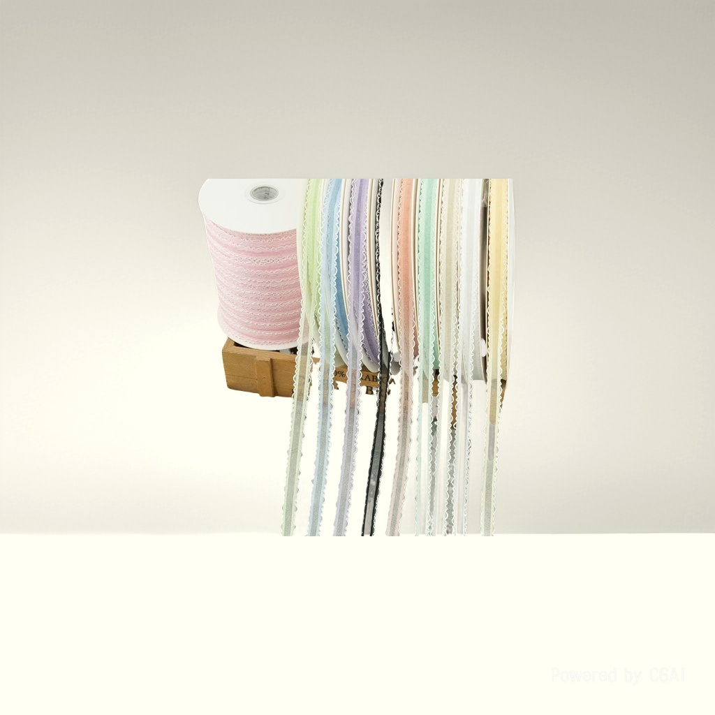 Woven tape materials, including ribbon ribbed tape, elastic edge tape, multi-functional woven materials. 093315364 Application Scenario