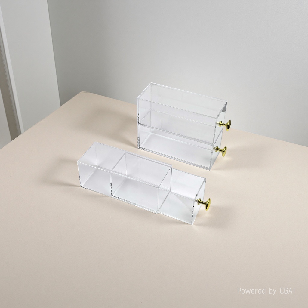 收纳盒/收纳/化妆品收纳盒/桌面收纳盒/旋转收纳细节图