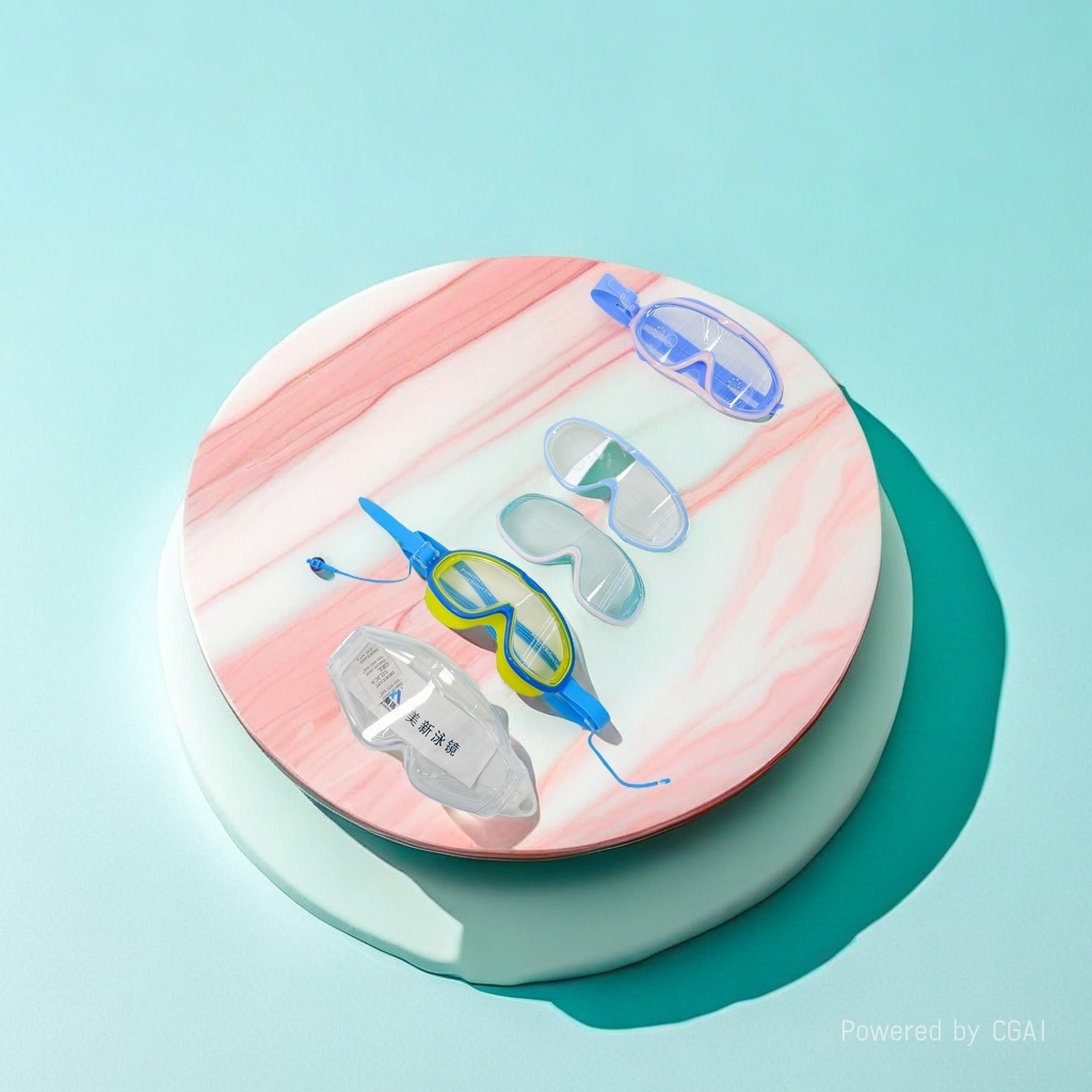 羽克儿童泳镜防雾游泳镜透气舒适防水大框094310813