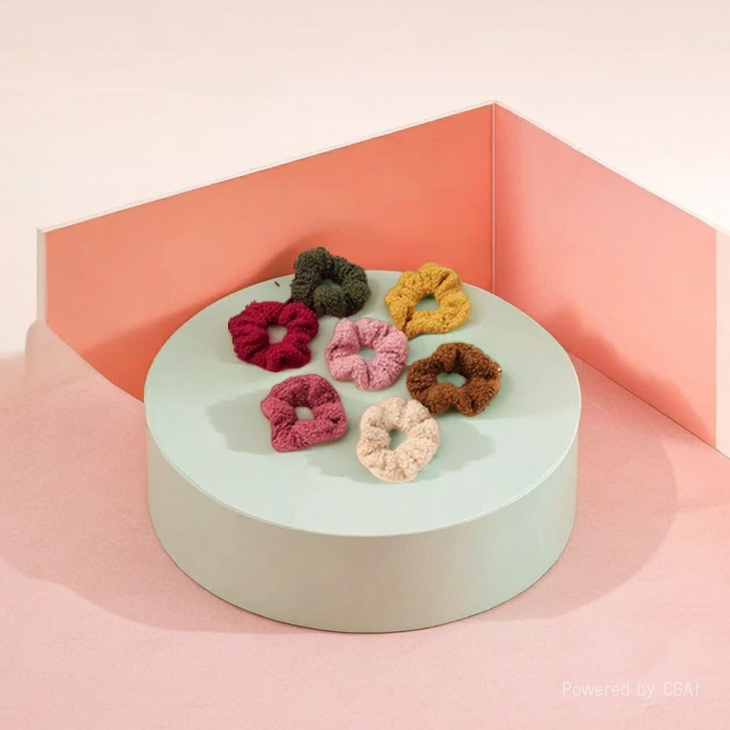 Large intestine hair band whole box, telephone line, rubber band hair accessory, colorful elastic hair band, 094236047 details Picture