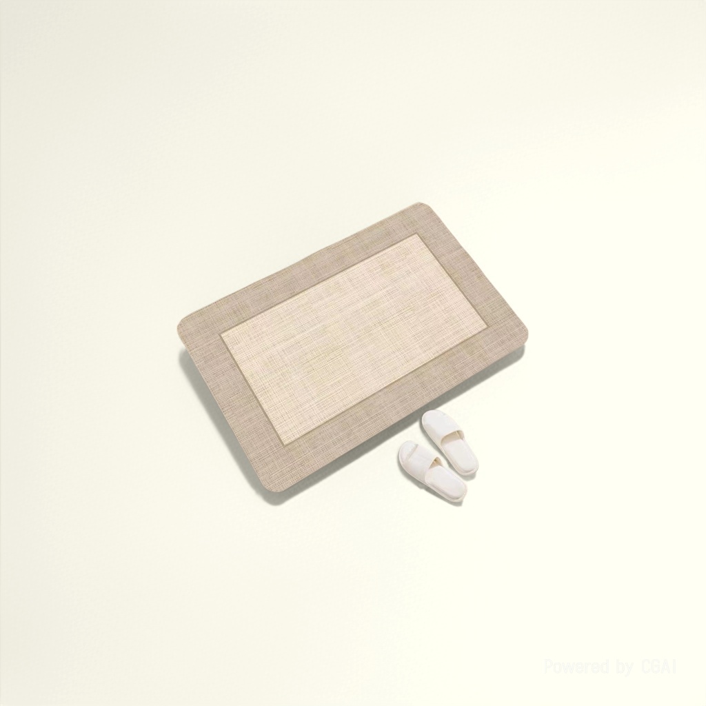 Children's pet diatom mud combination floor MATS, foot MATS and bathtub MATS are anti-slip, water-absorbent, soft and durable details Picture