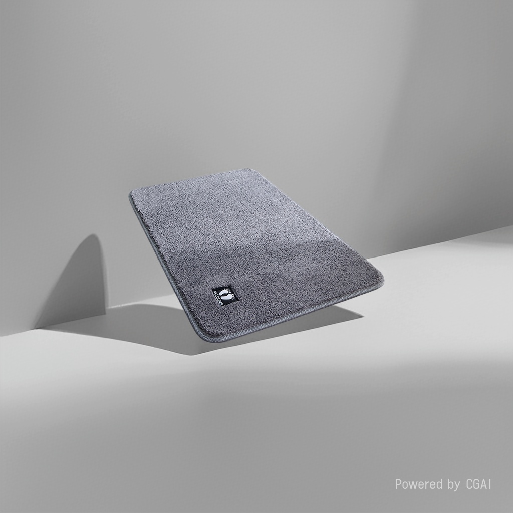 Grey silk ring floor mat, cross-border bathtub mat, anti-slip carpet, thickened and soft. 095922313