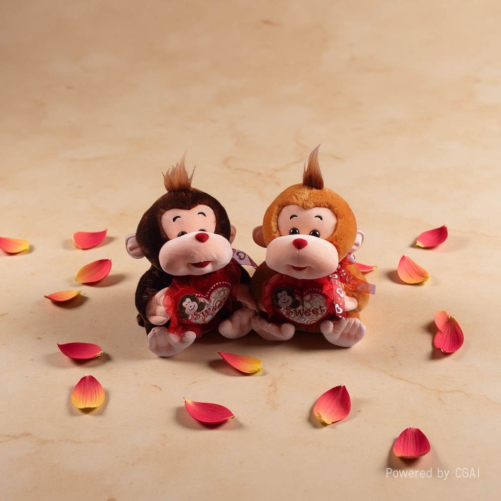 Plush monkey plush toys, trendy dolls, plush figurines, cute plush toys Application Scenario
