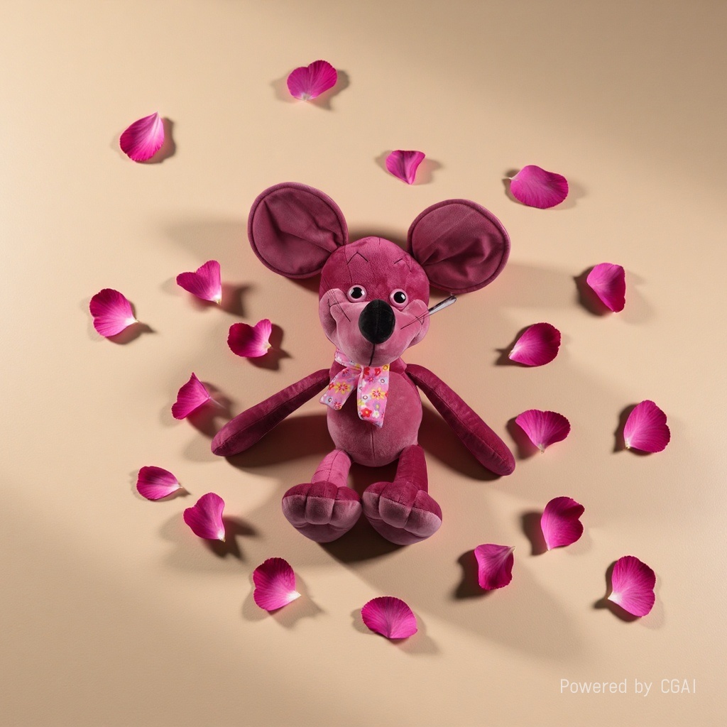 Simulated mouse plush toy Application Scenario