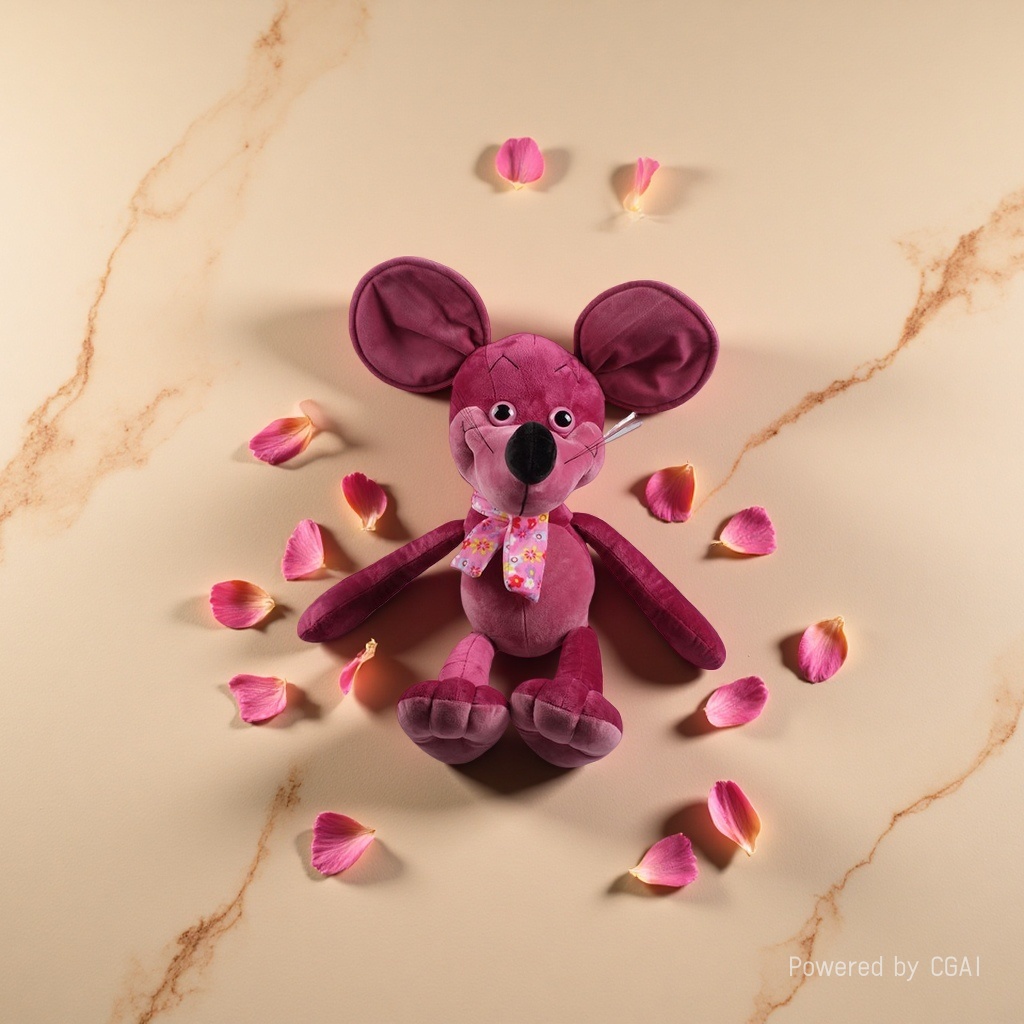 Simulated mouse plush toy details Picture