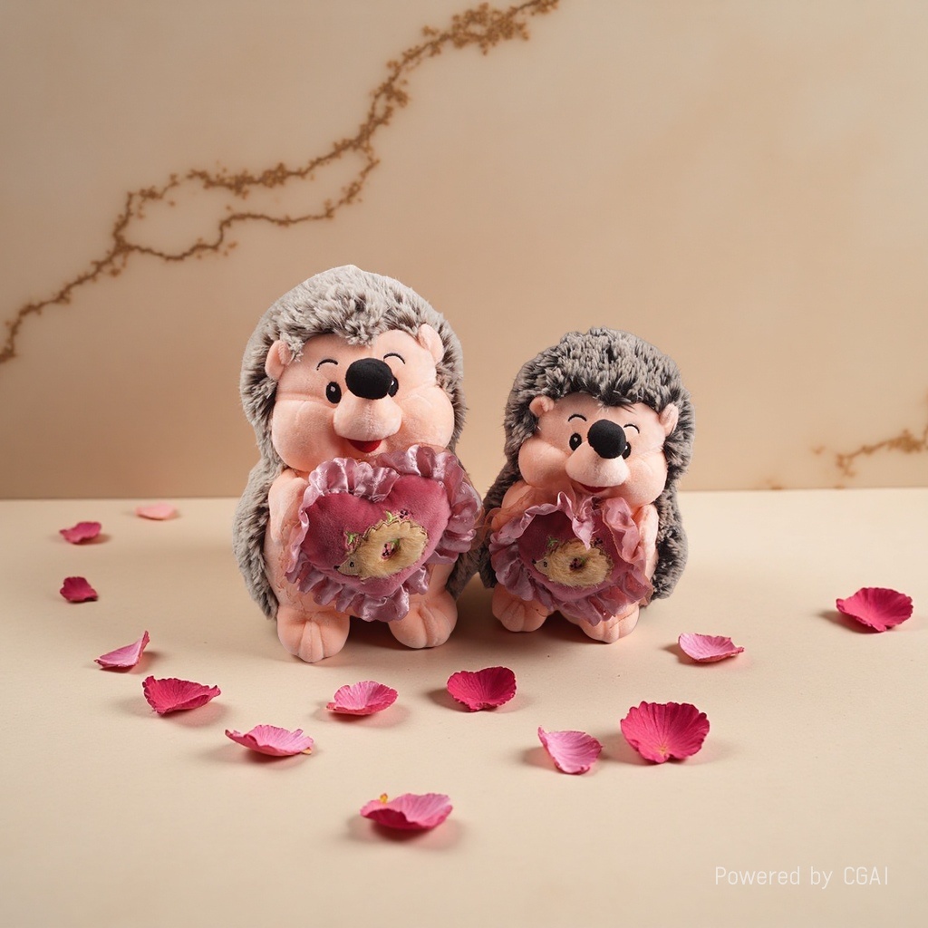 Plush hedgehog plush toys, trendy dolls, plush figurines, cute and soft, available in various sizes details Picture