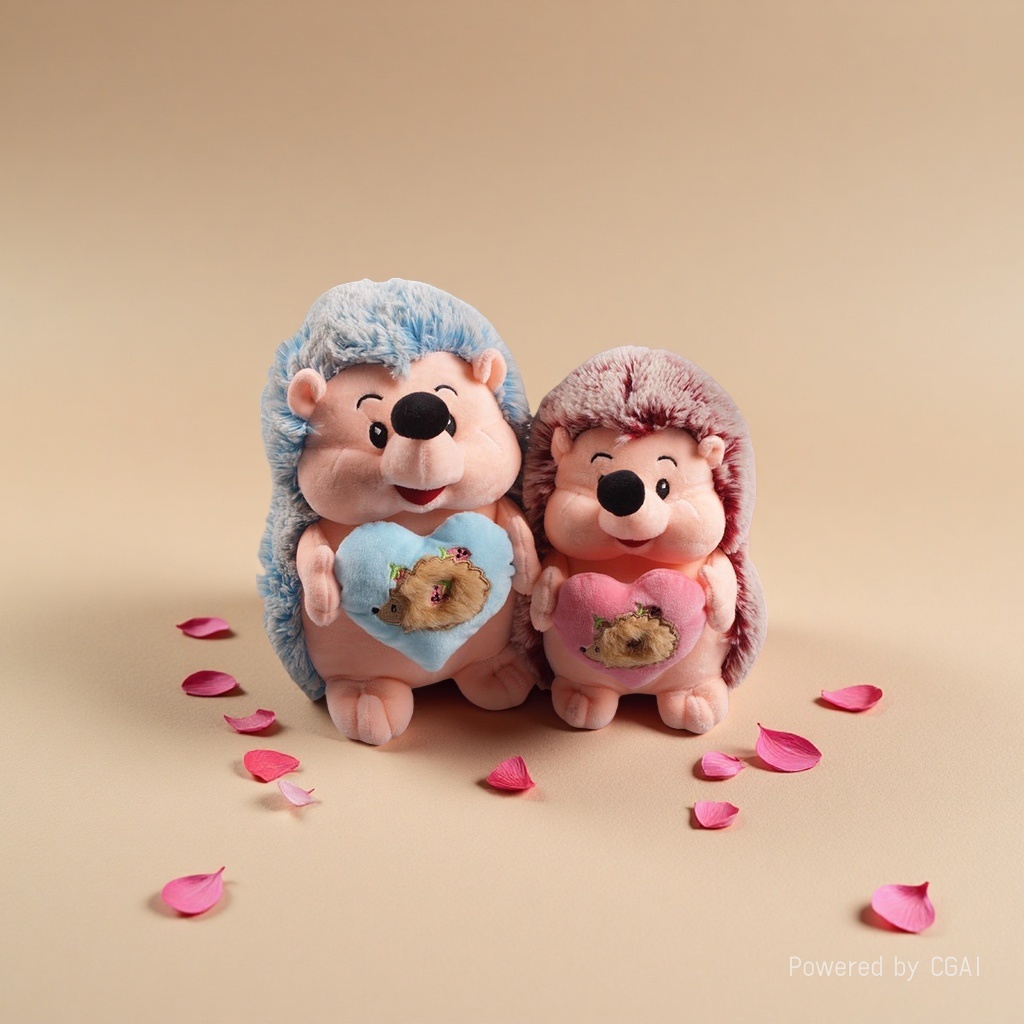 Mascot plush hedgehog plush toy cute soft plush Specification image