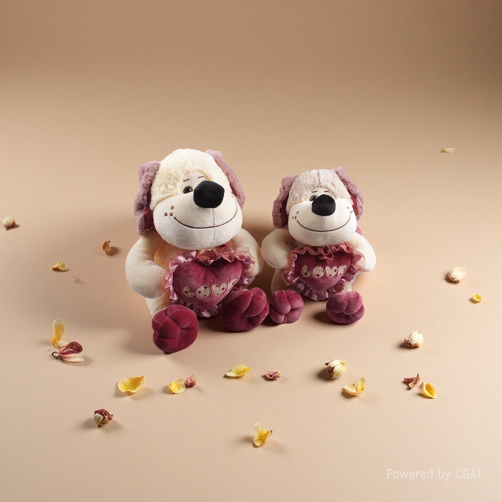 Plush dog mascot plush toy