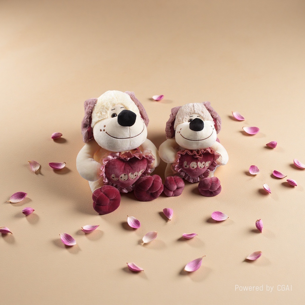 Plush dog mascot plush toy details Picture