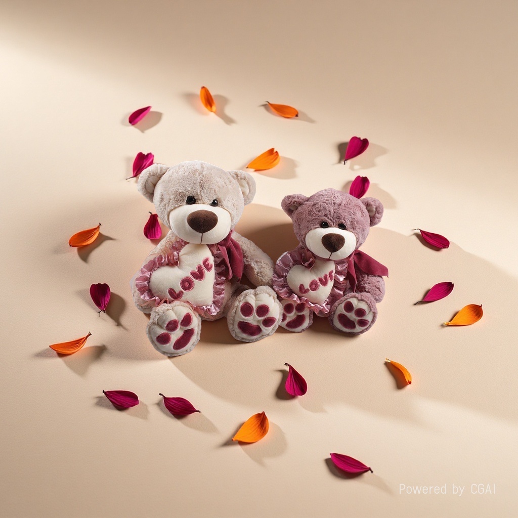 Plush bears, plush toys, trendy dolls, and plush figurines are so cute and soft Specification image