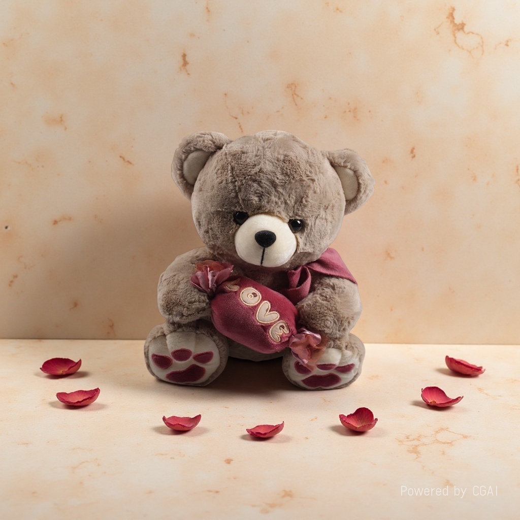 Plush bear plush toys, trendy dolls, plush figurines, cute and available in various sizes details Picture