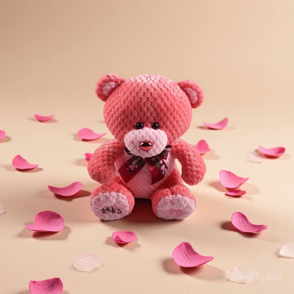 Plush bear plush toys, trendy dolls, plush figurines, soft and cute, available in various sizes details Picture