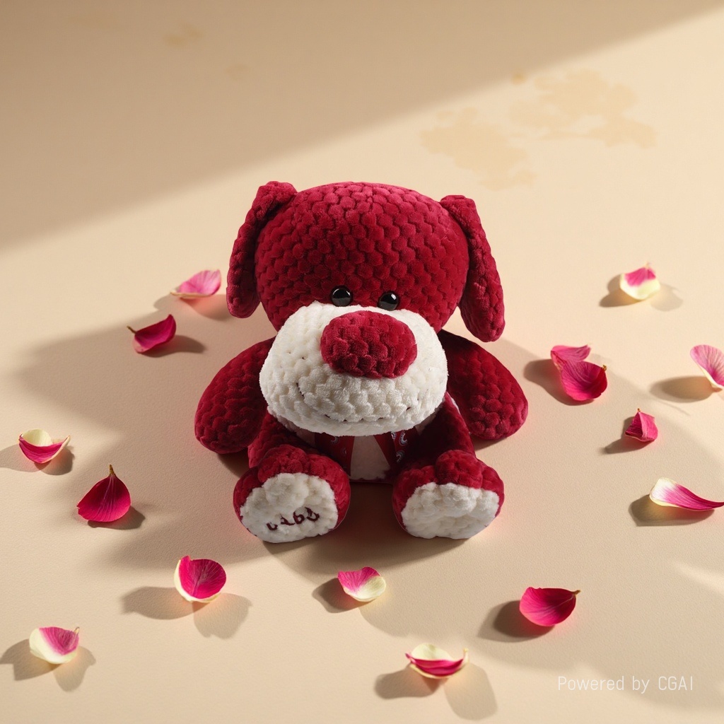 Plush bear, plush toy, trendy doll, plush figurine, cute plush toy details Picture