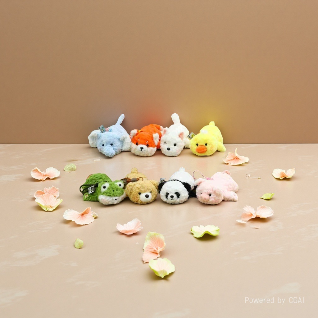 Forest Animal Series Plush Pendants, Keychains, figurines, fabric toys, Cute Little pendants, keychains, figurines, pendants 105307221