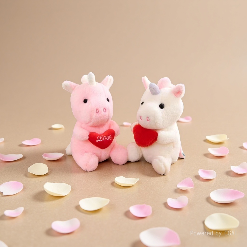 The plush toy unicorn figurine is selling well. 105515,792 Specification image