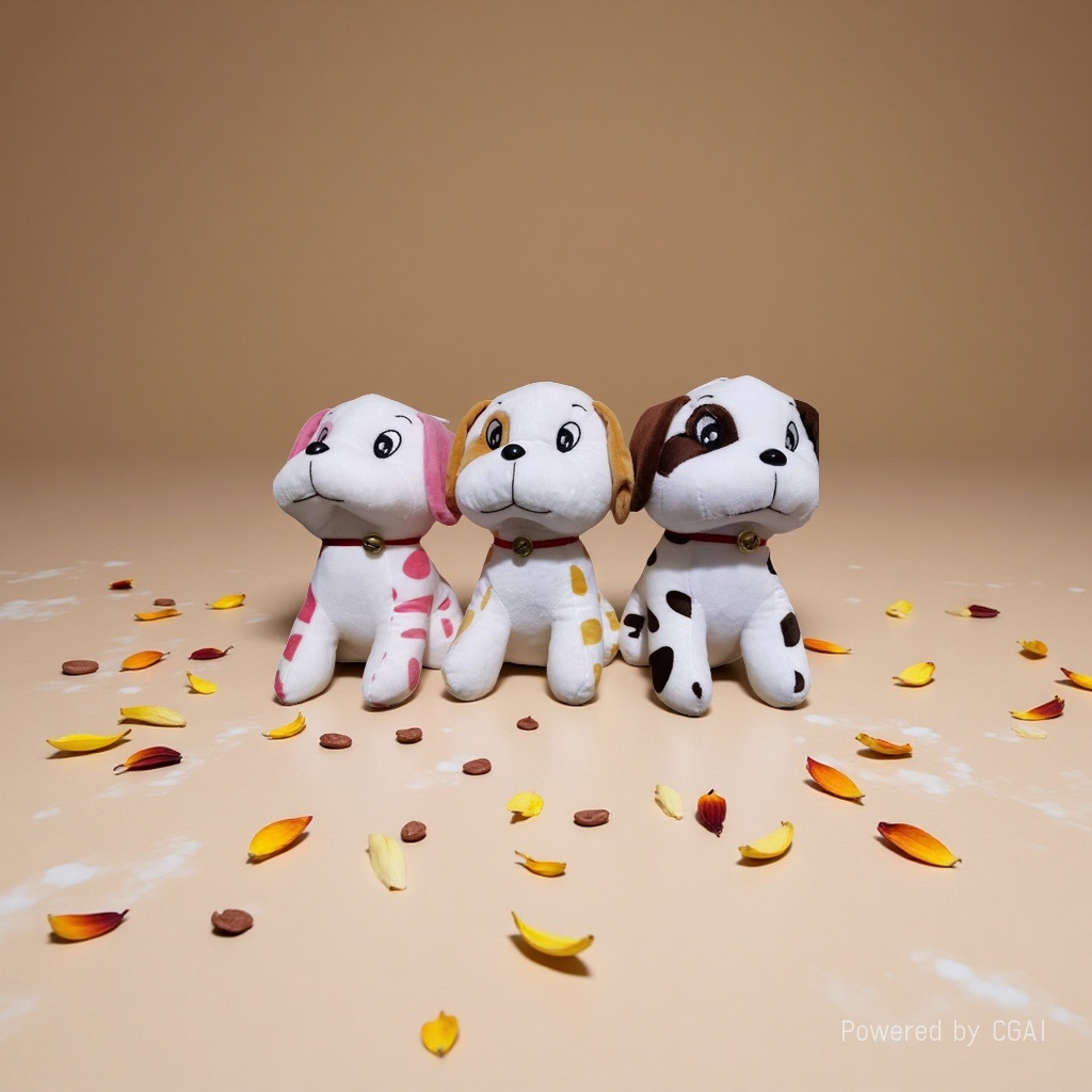 Plush toy Spotted dog, Bell dog, 105841133