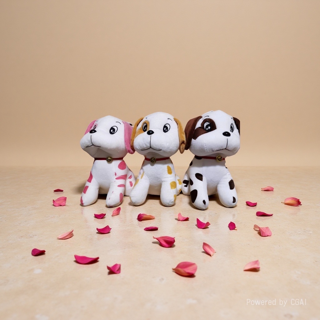 Plush toy Spotted dog, Bell dog, 105841133 Specification image