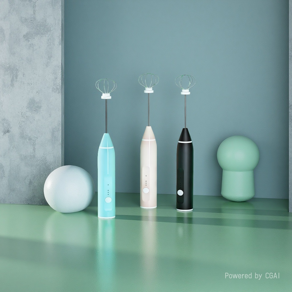 New Model 02 Simple Electric Egg beater, USB charging coffee milk foam maker, electric egg beater, small appliance, hand egg beater