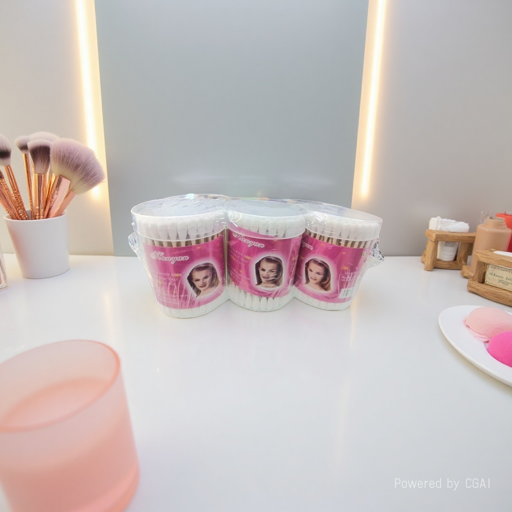 Cross-border cotton pads, large beads, cosmetic cotton swabs and general merchandise set undefined