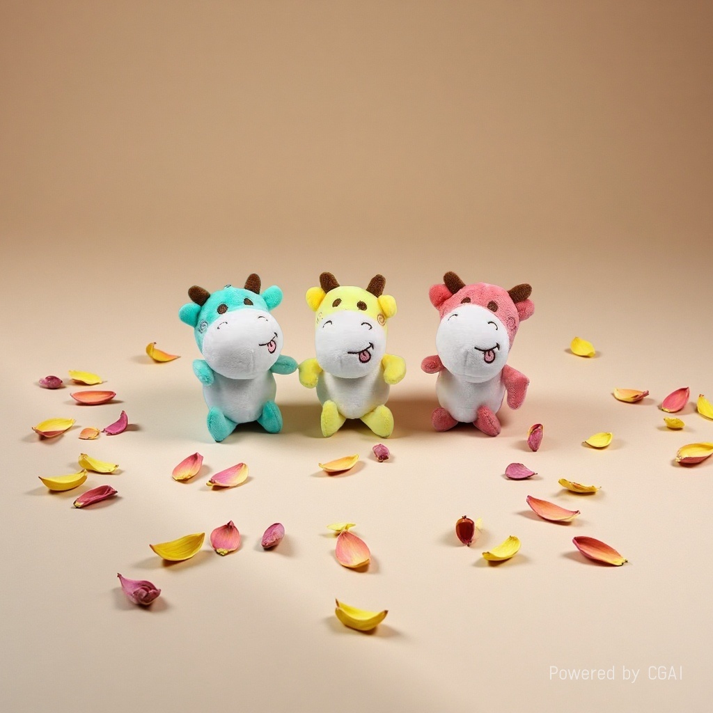 Mascot plush cow plush toy