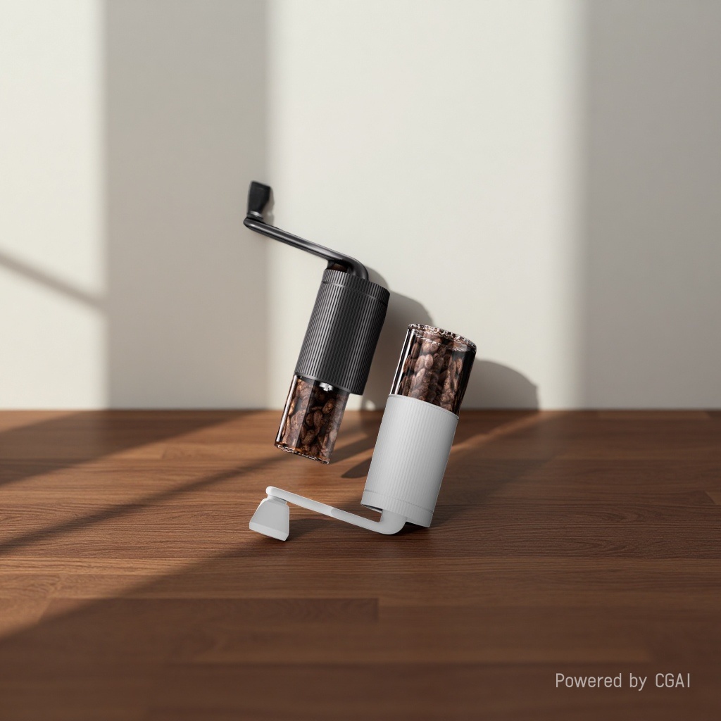 Hand-shaken coffee grinder, powder press, pepper grinder, hand-brewer, small household pic 5