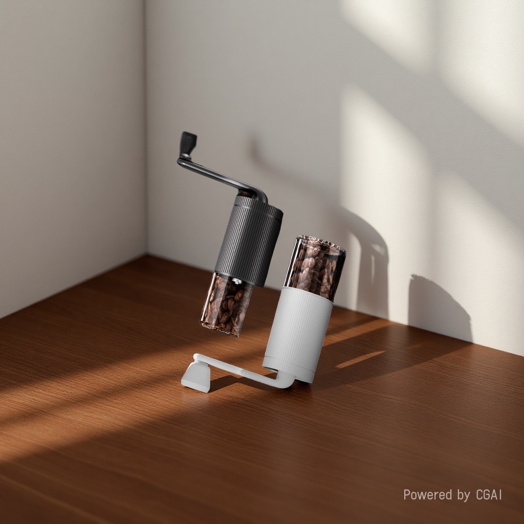 Hand-shaken coffee grinder, powder press, pepper grinder, hand-brewer, small household pic 4