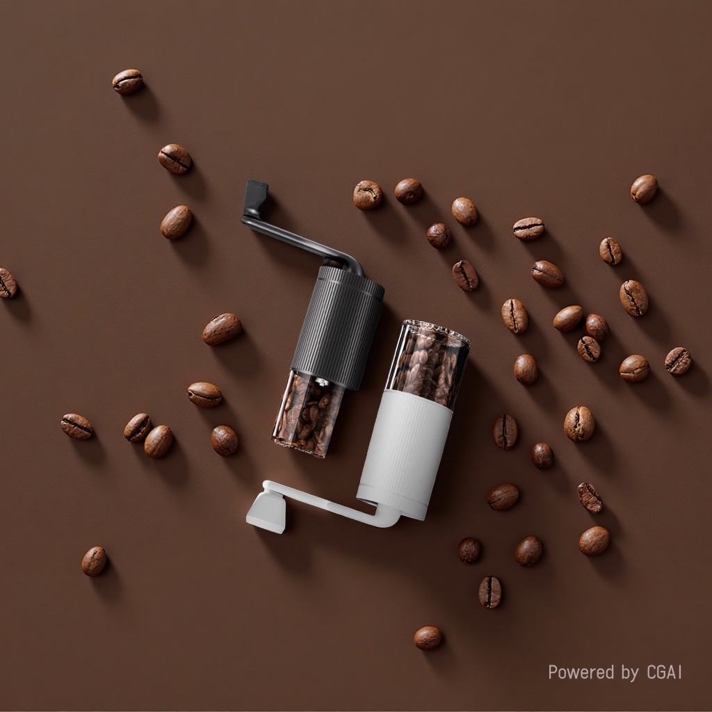 Hand-shaken coffee grinder, powder press, pepper grinder, hand-brewer, small household Application Scenario