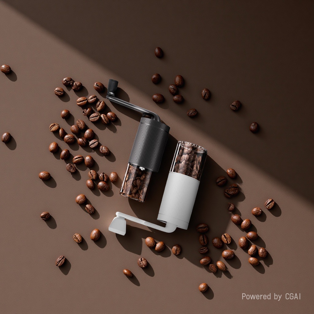 Hand-shaken coffee grinder, powder press, pepper grinder, hand-brewer, small household