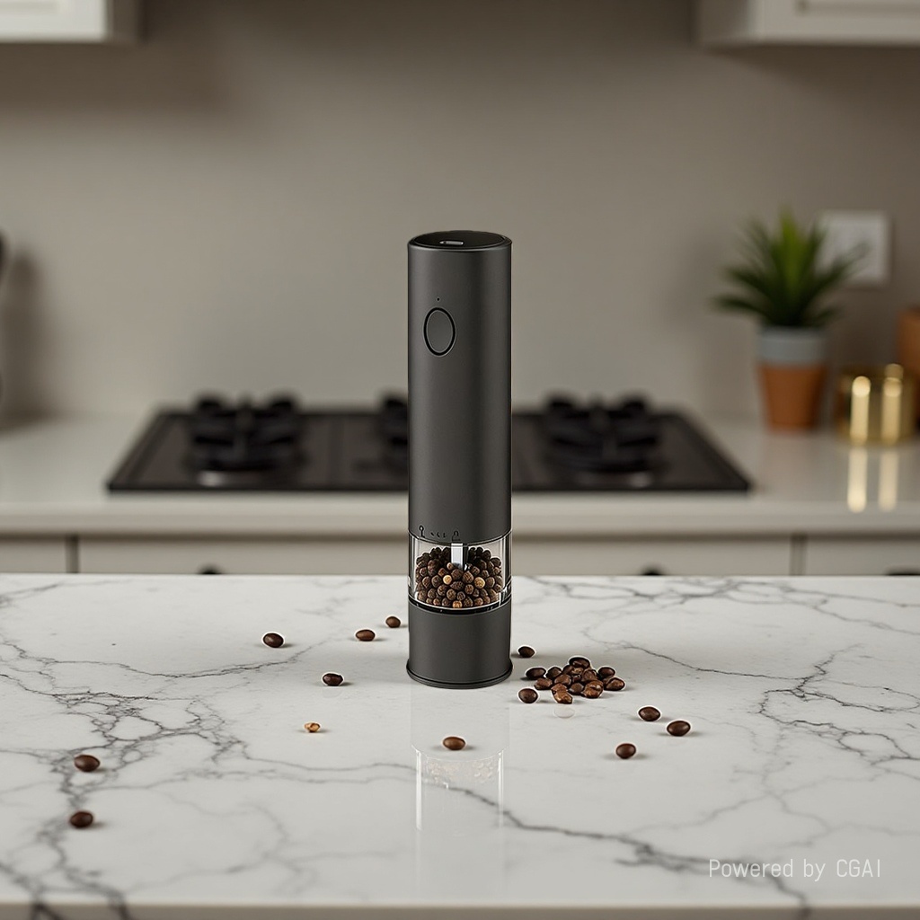 Plastic body pepper grinder (oval key)Type-c rechargeable electric grinder Application Scenario
