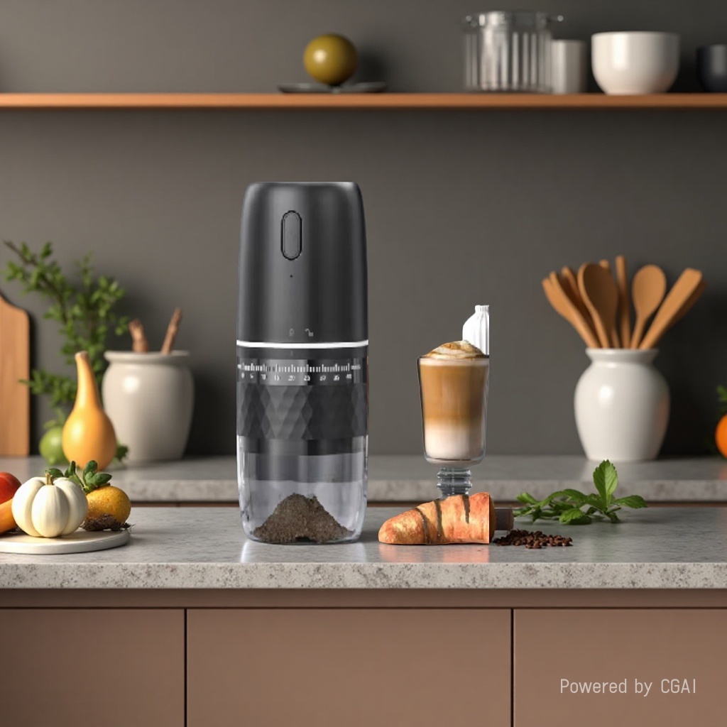 咖啡研磨器、压粉器实物图