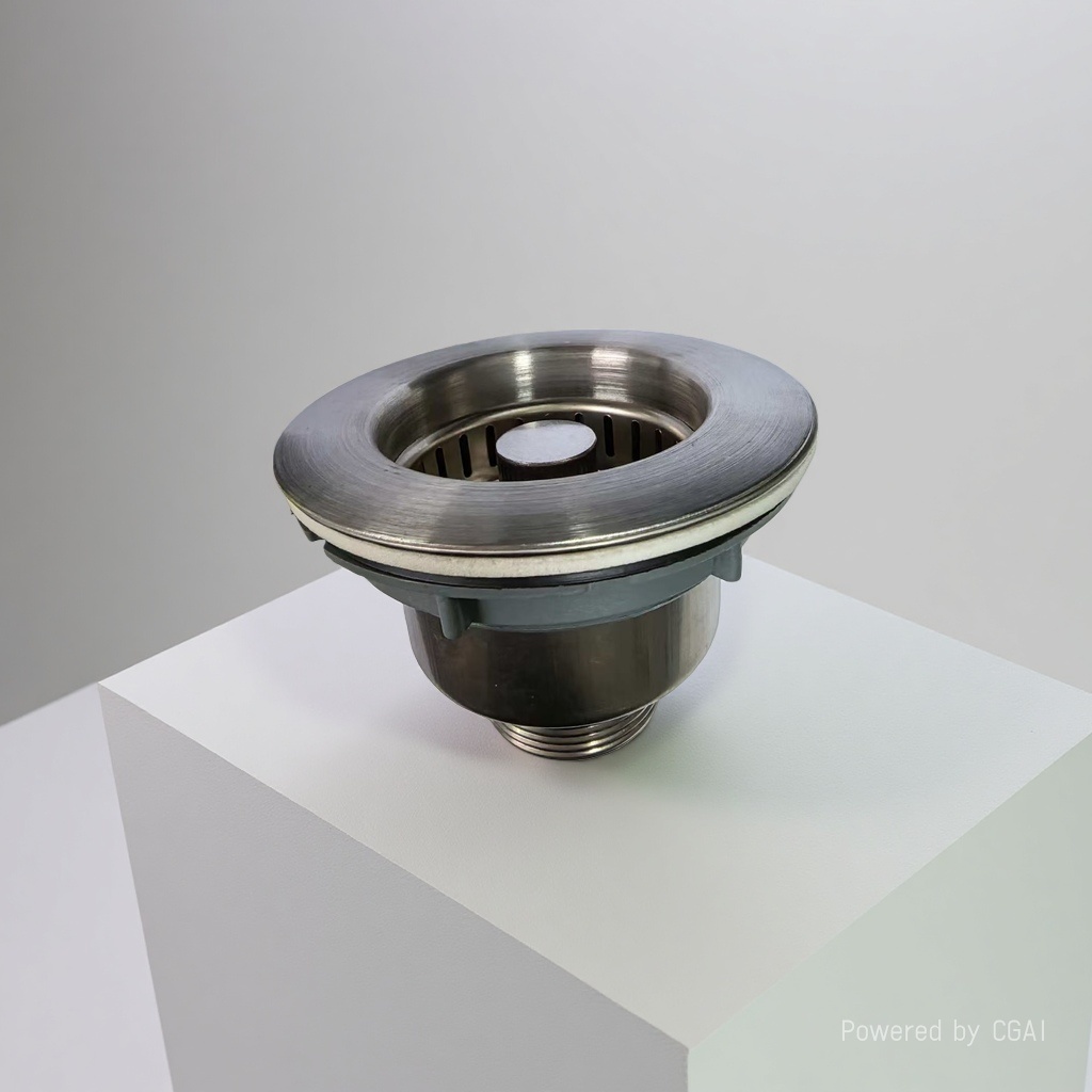 Stainless steel floor drain, bathroom floor drain net, hair filter drainage net, anti-odor and anti-clogging Specification image