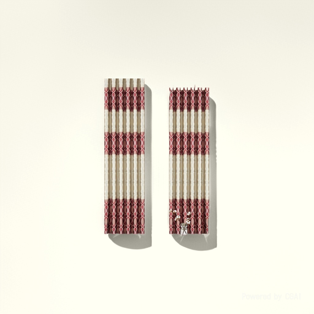 Nordic soft gauze curtain blackout fabric finished curtains, cross-border bath curtains, simple style details Picture