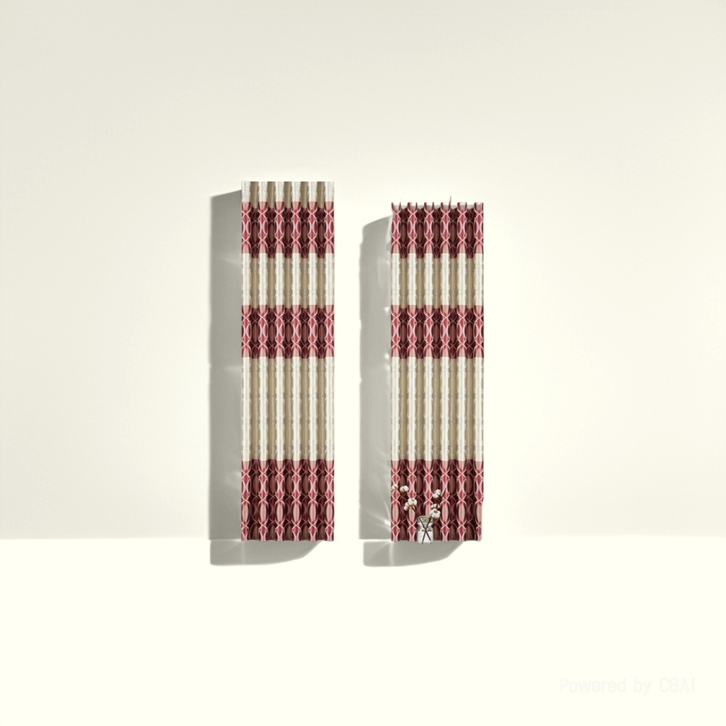 Nordic soft gauze curtain blackout fabric finished curtains, cross-border bath curtains, simple style Specification image
